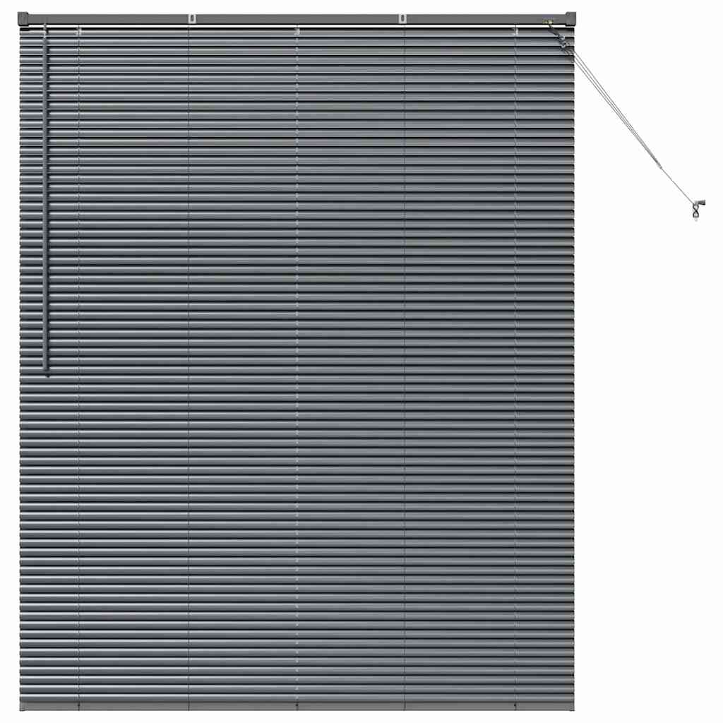 Persienner Mørkegrå 175 x 150 cm Aluminium