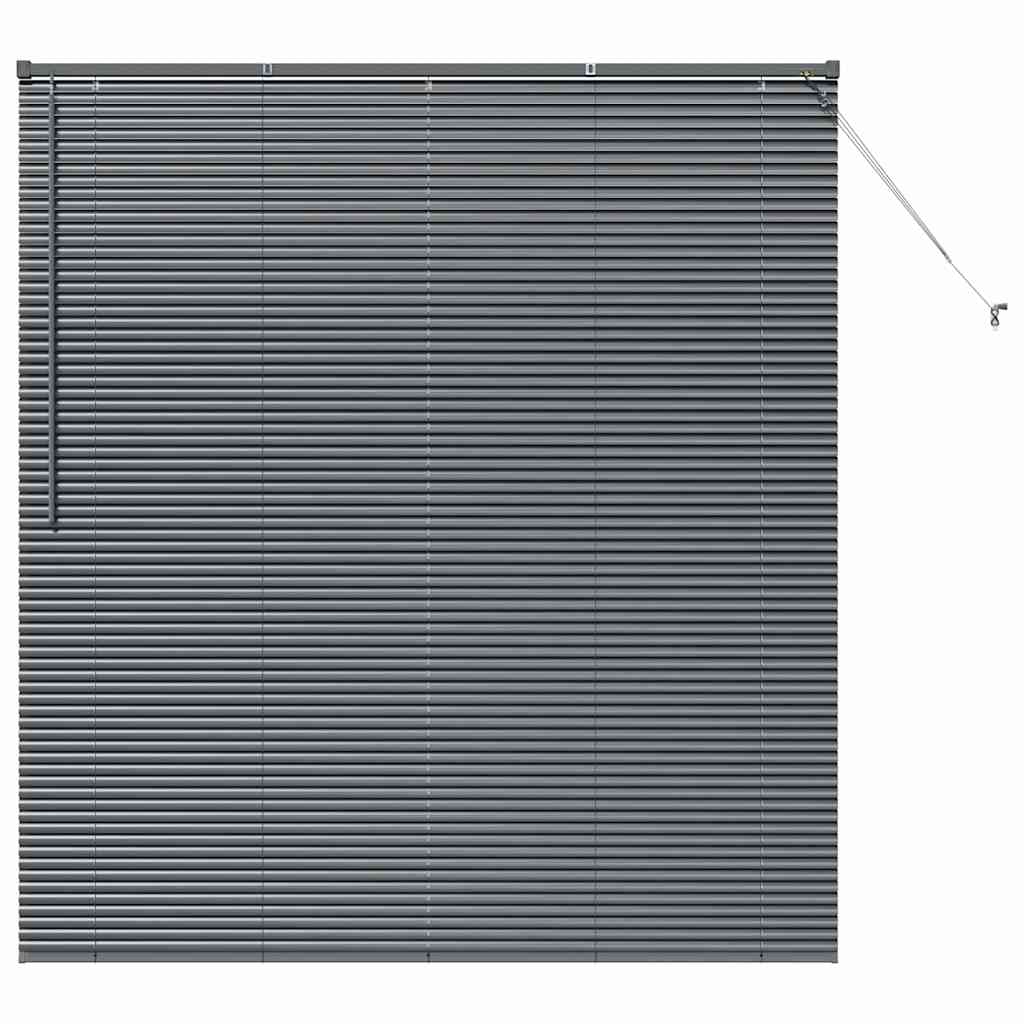 Persienner Mørkegrå 175 x 160 cm Aluminium