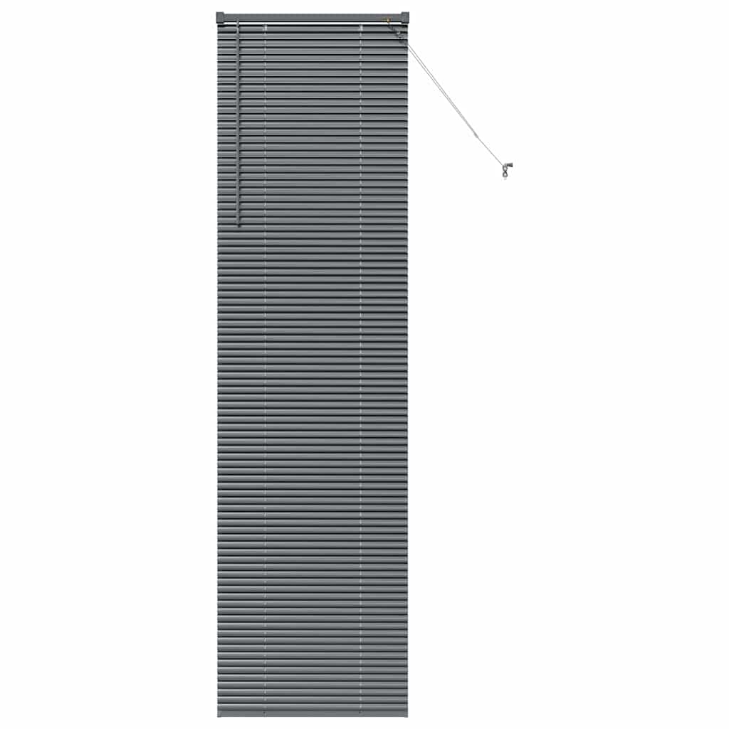 Persienner Mørkegrå 220 x 60 cm Aluminium