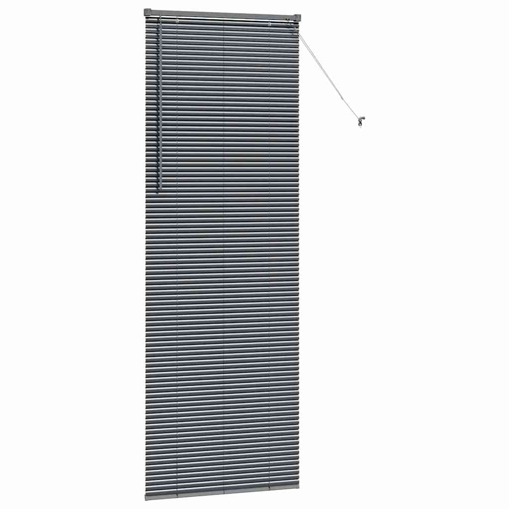 Persienner Mørkegrå 220 x 70 cm Aluminium