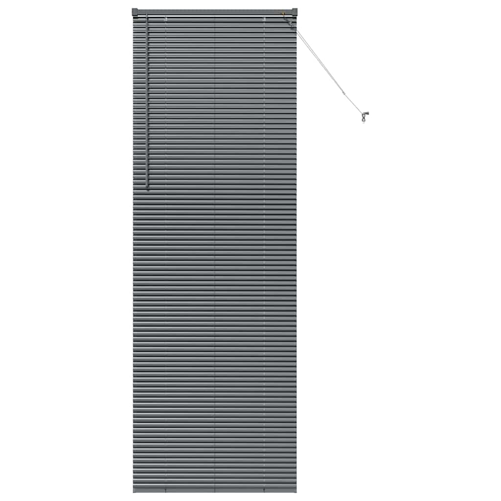Persienner Mørkegrå 220 x 70 cm Aluminium