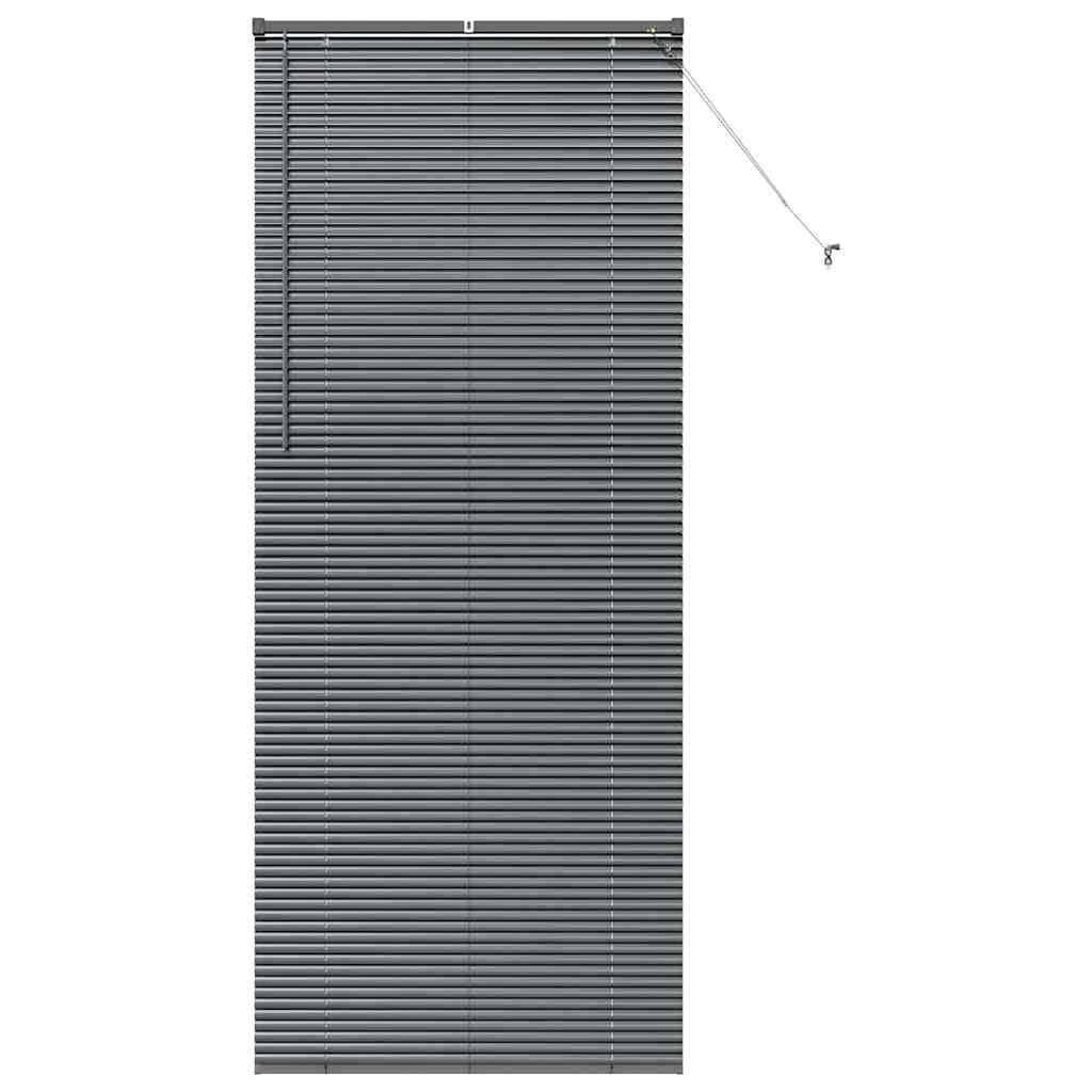 Persienner Mørkegrå 220 x 90 cm Aluminium