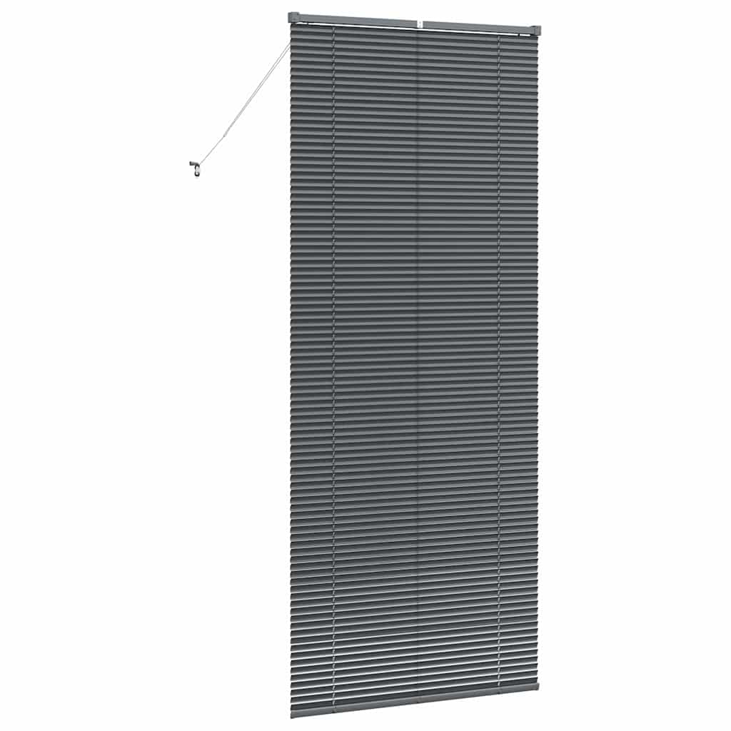 Persienner Mørkegrå 220 x 95 cm Aluminium