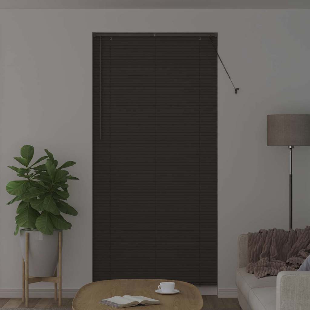 Persienner Mørkegrå 220 x 105 cm Aluminium
