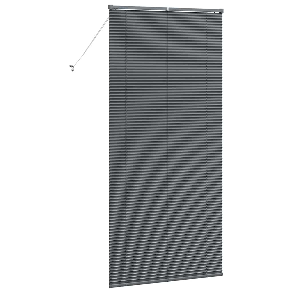 Persienner Mørkegrå 220 x 105 cm Aluminium