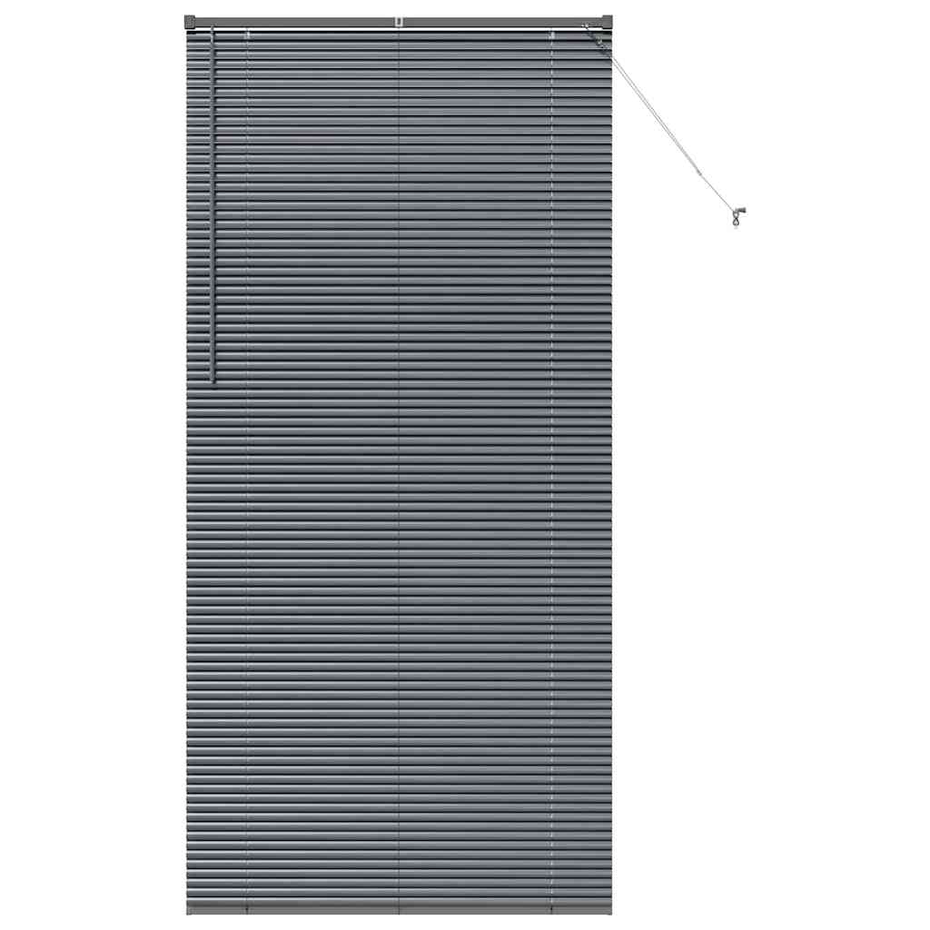 Persienner Mørkegrå 220 x 105 cm Aluminium