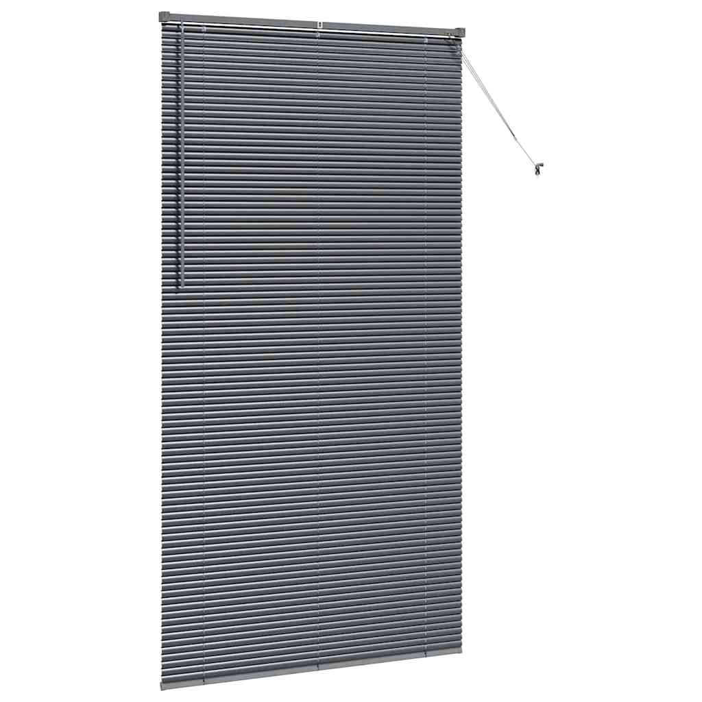 Persienner Mørkegrå 220 x 110 cm Aluminium