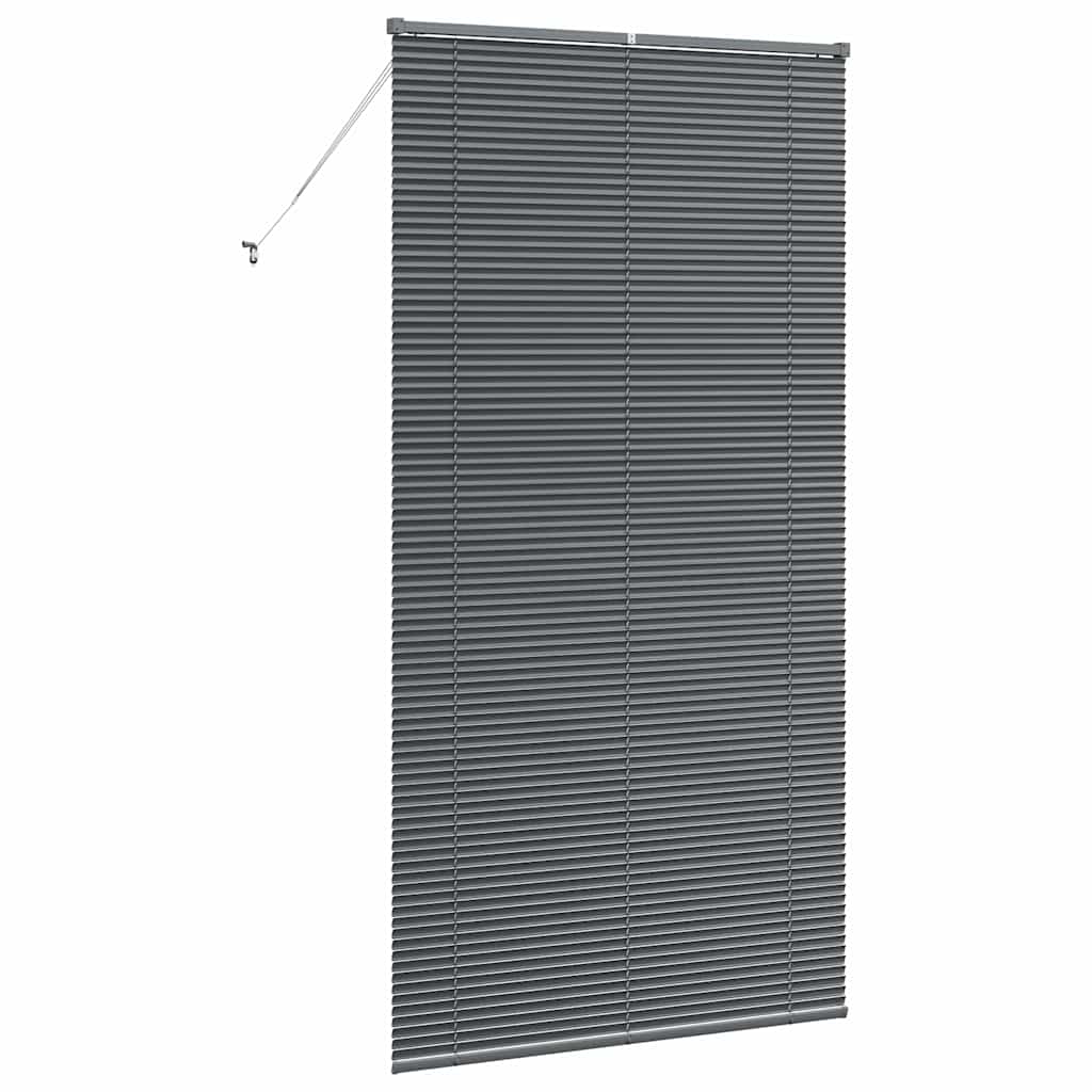 Persienner Mørkegrå 220 x 110 cm Aluminium