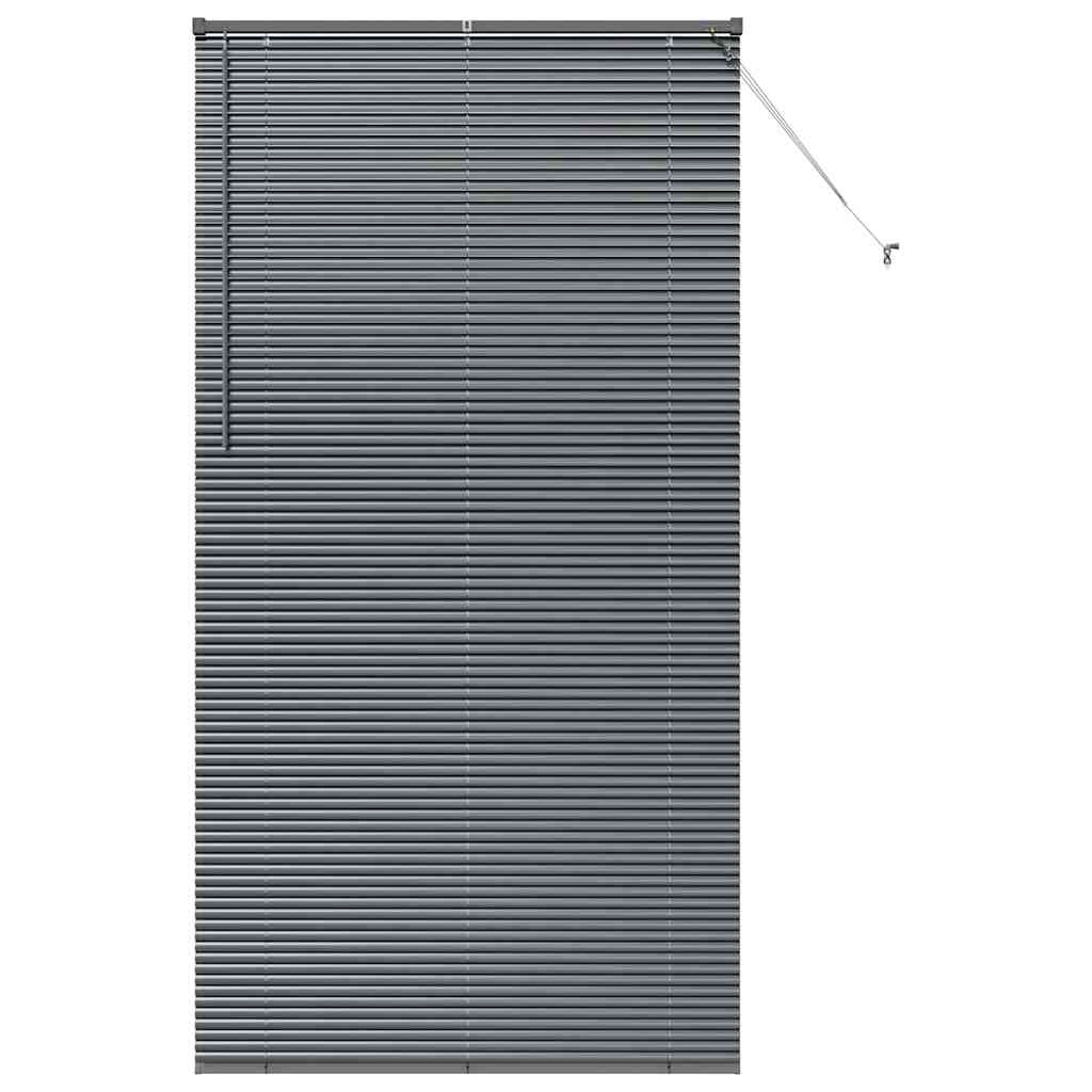 Persienner Mørkegrå 220 x 110 cm Aluminium