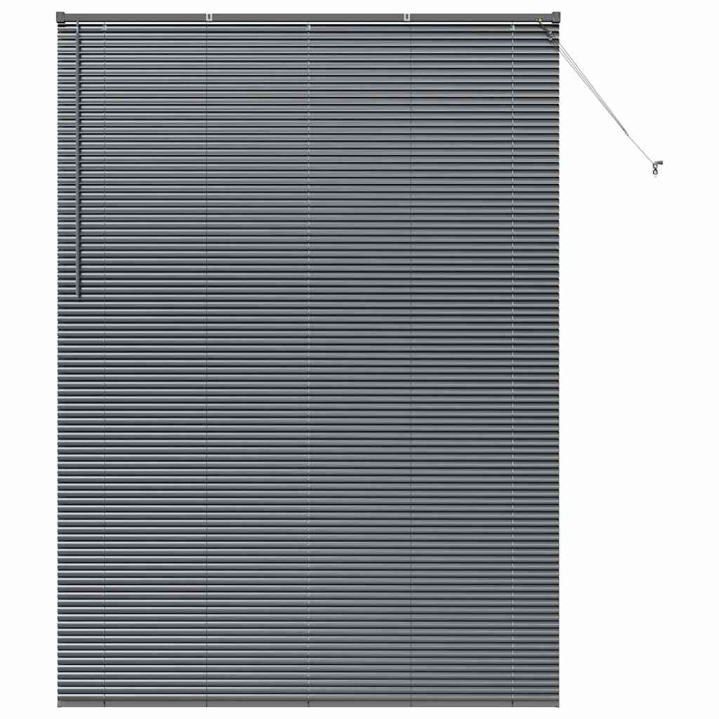 Persienner Mørkegrå 220 x 160 cm Aluminium