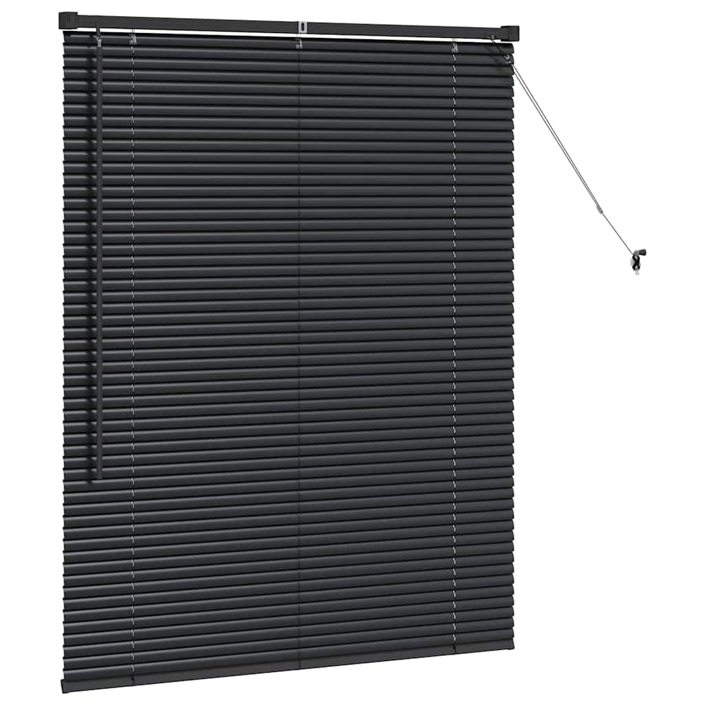 Persienner Sort 130 x 105 cm Aluminium
