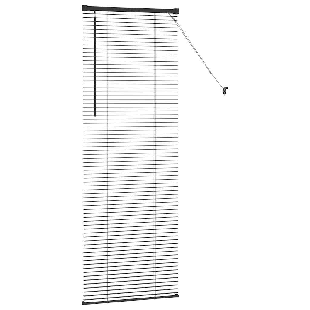 Persienner Sort 175 x 65 cm Aluminium