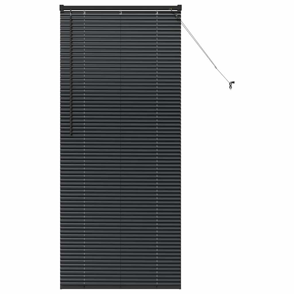 Persienner Sort 175 x 70 cm Aluminium