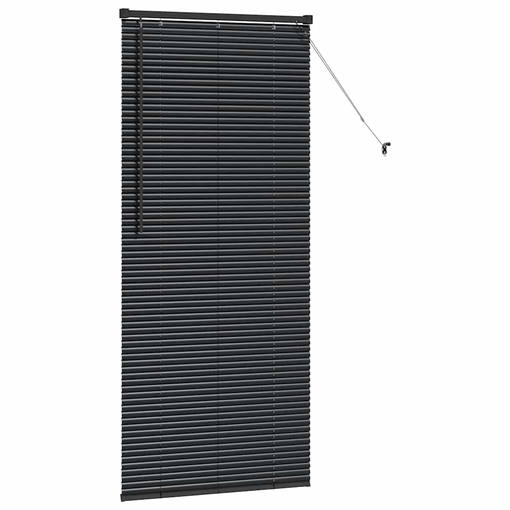 Persienner Sort 175 x 75 cm Aluminium