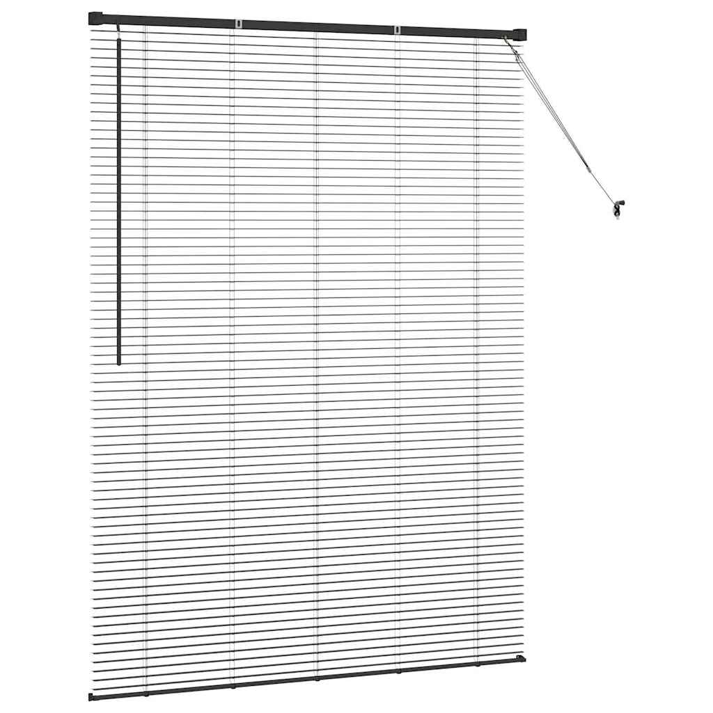Persienner Sort 175 x 125 cm Aluminium