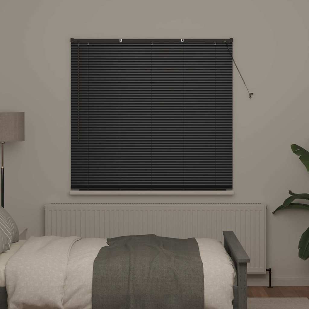Persienner Sort 175 x 145 cm Aluminium