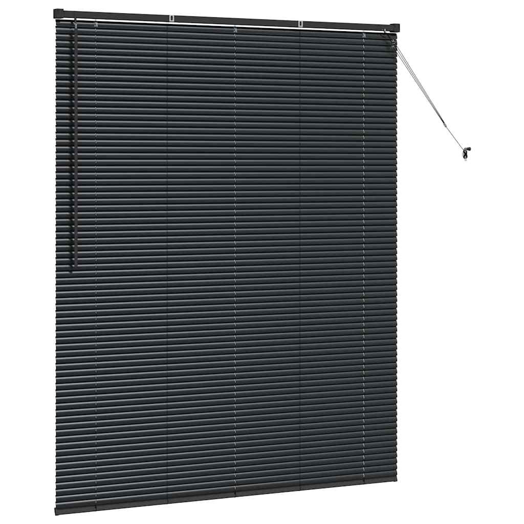 Persienner Sort 175 x 145 cm Aluminium