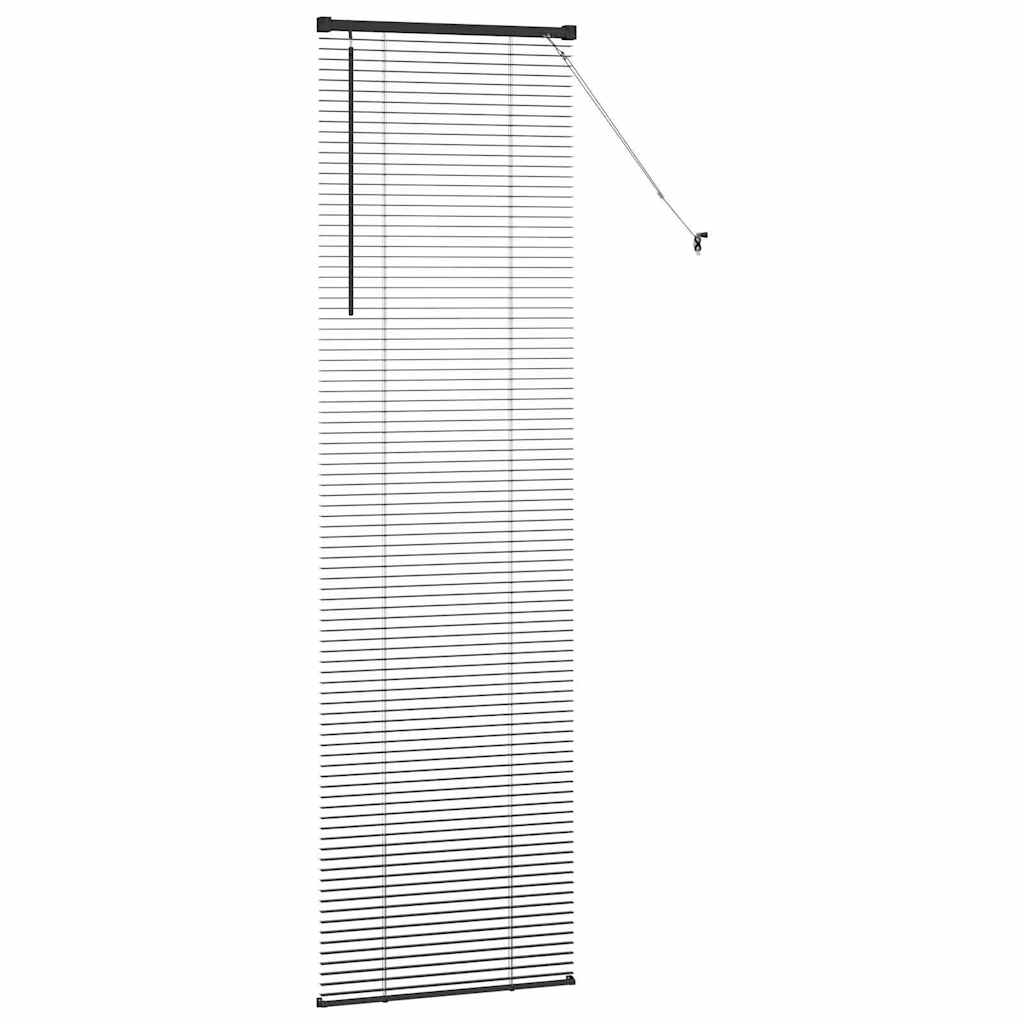 Persienner Sort 220 x 60 cm Aluminium