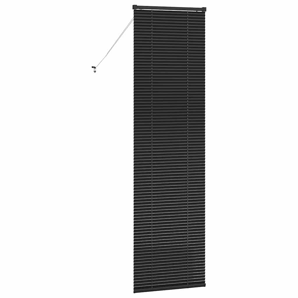 Persienner Sort 220 x 60 cm Aluminium
