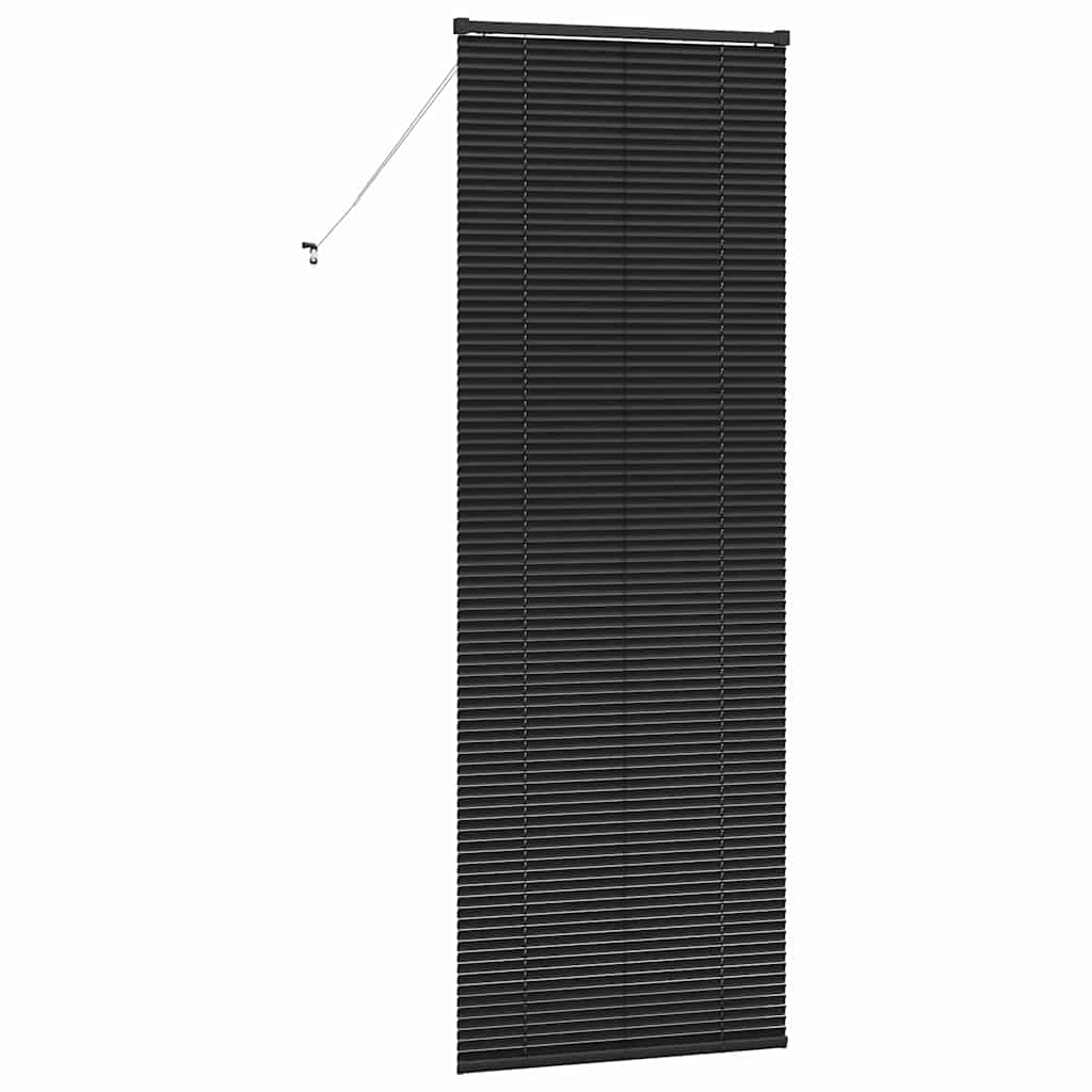 Persienner Sort 220 x 75 cm Aluminium