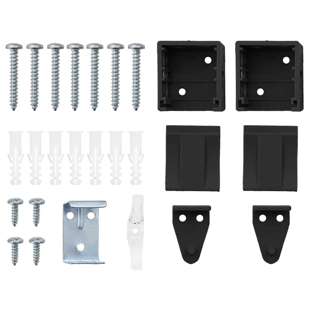 Persienner Sort 220 x 105 cm Aluminium
