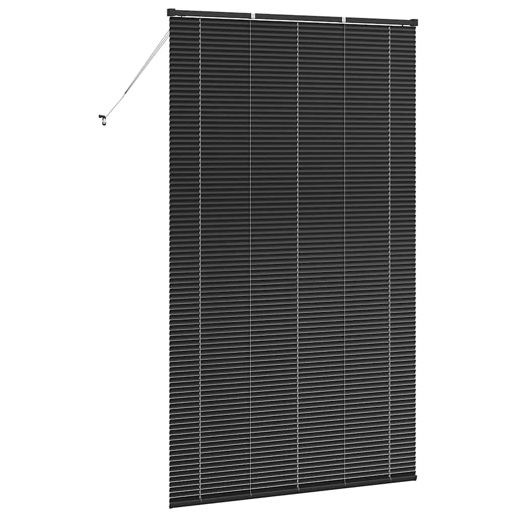 Persienner Sort 220 x 125 cm Aluminium