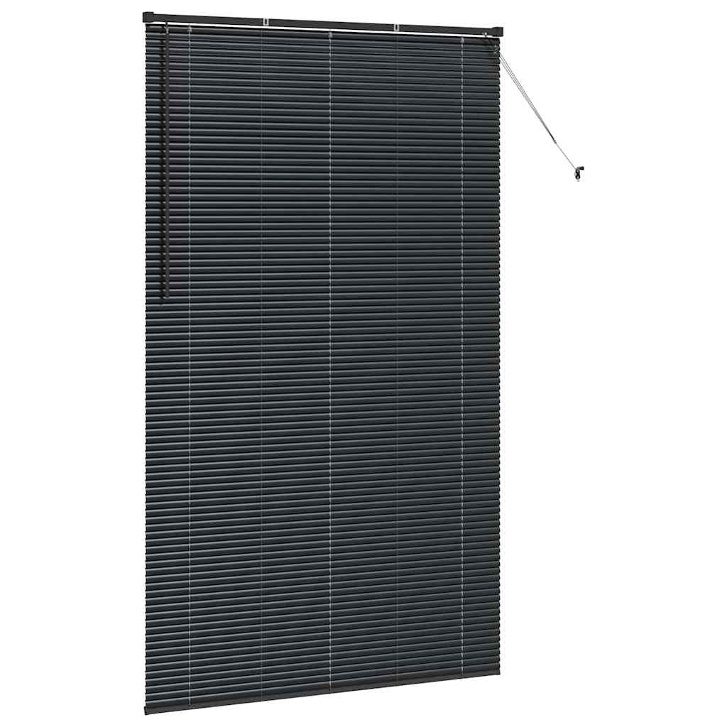 Persienner Sort 220 x 135 cm Aluminium