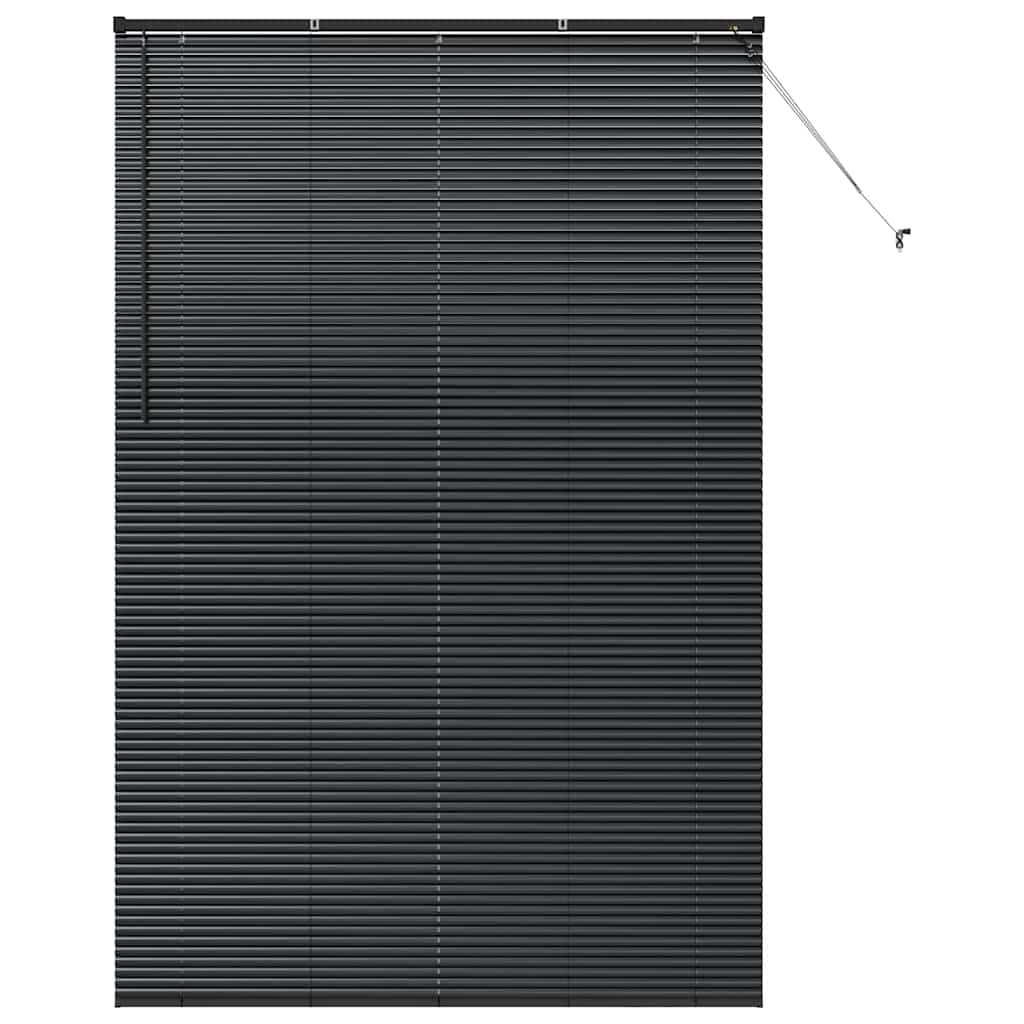 Persienner Sort 220 x 145 cm Aluminium