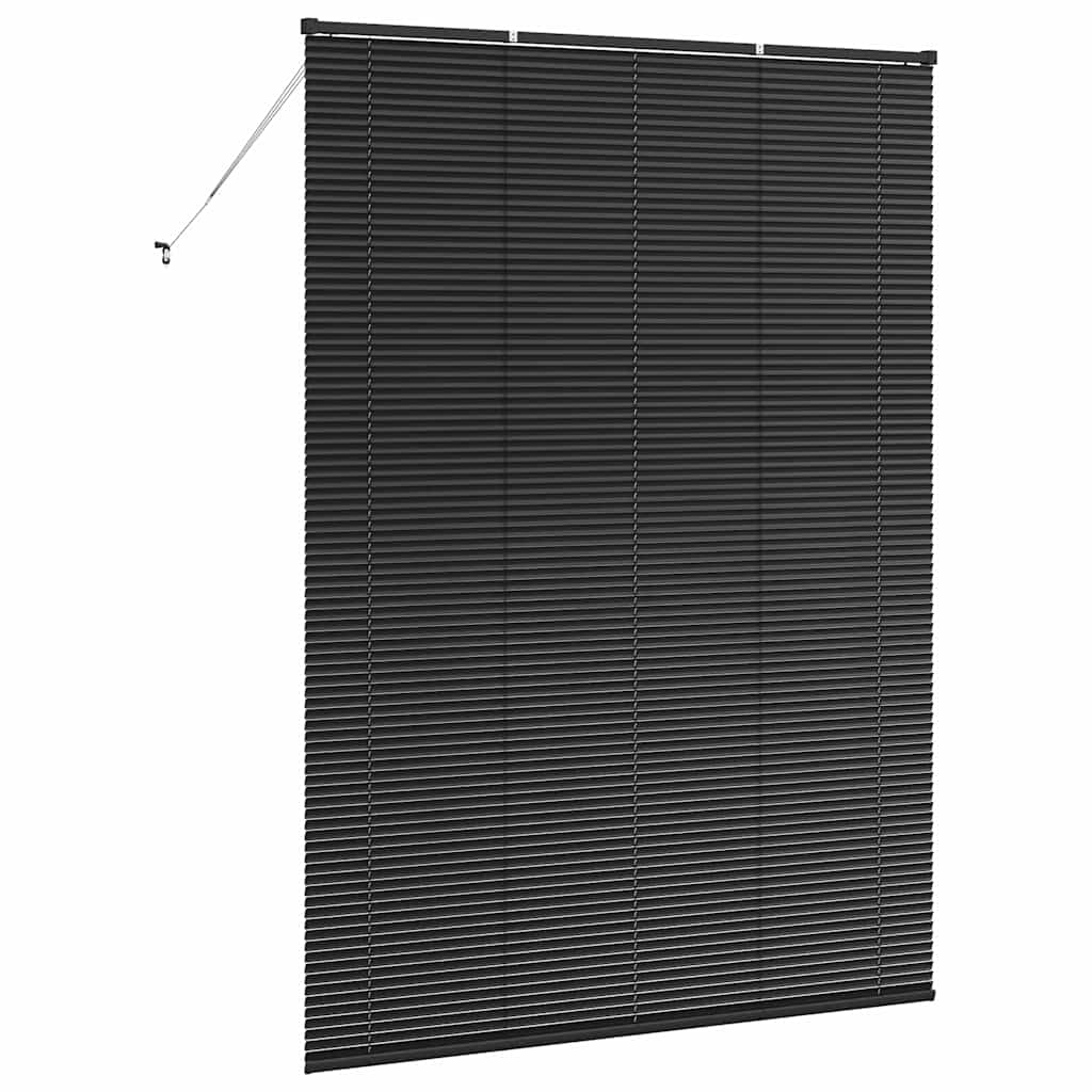 Persienner Sort 220 x 160 cm Aluminium