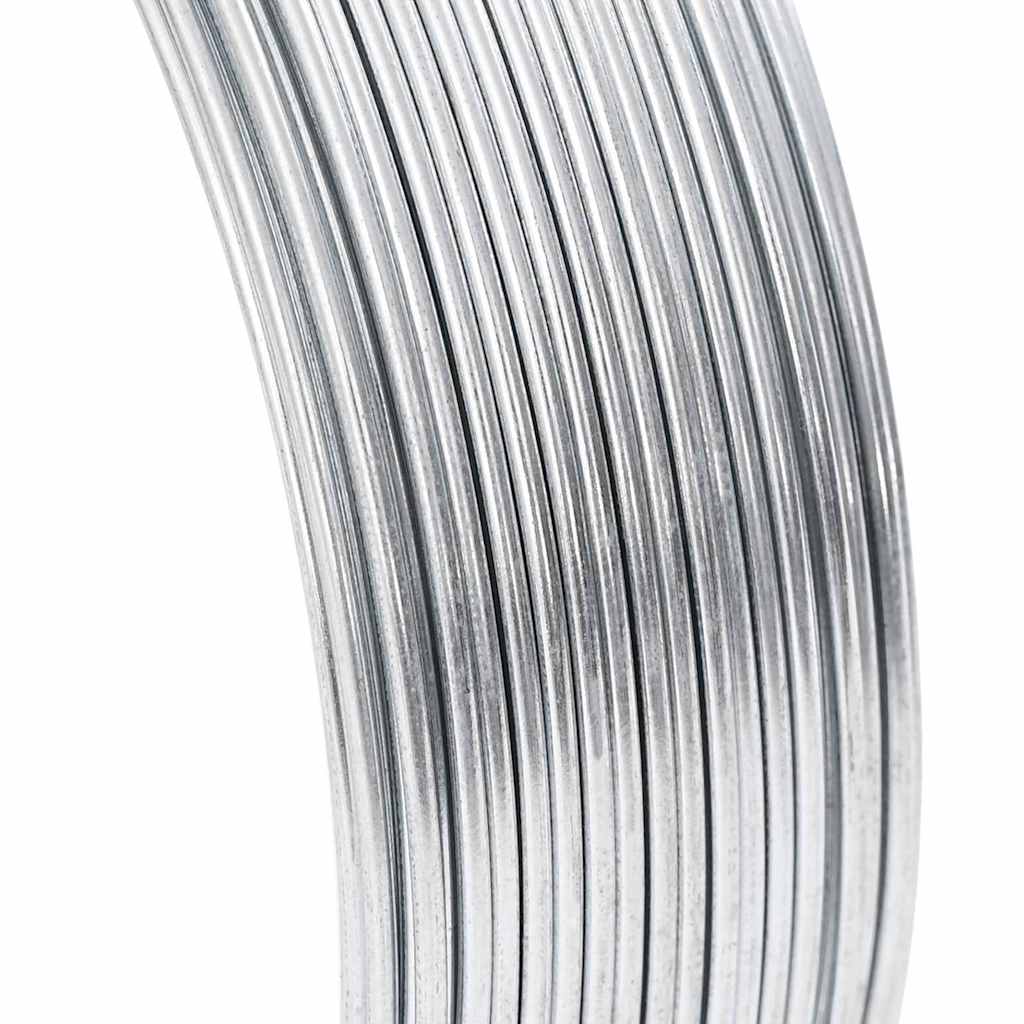 Tremmebindingswire Sølv 33 m Hurtigt dyppet galvaniseret kabel