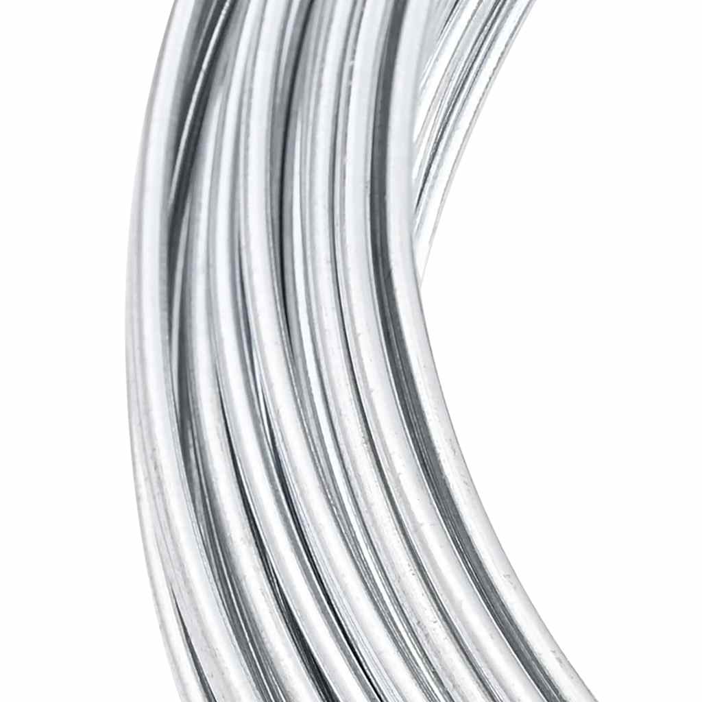 Tremmebindingswire Sølv 80 m Hurtigt dyppet galvaniseret kabel