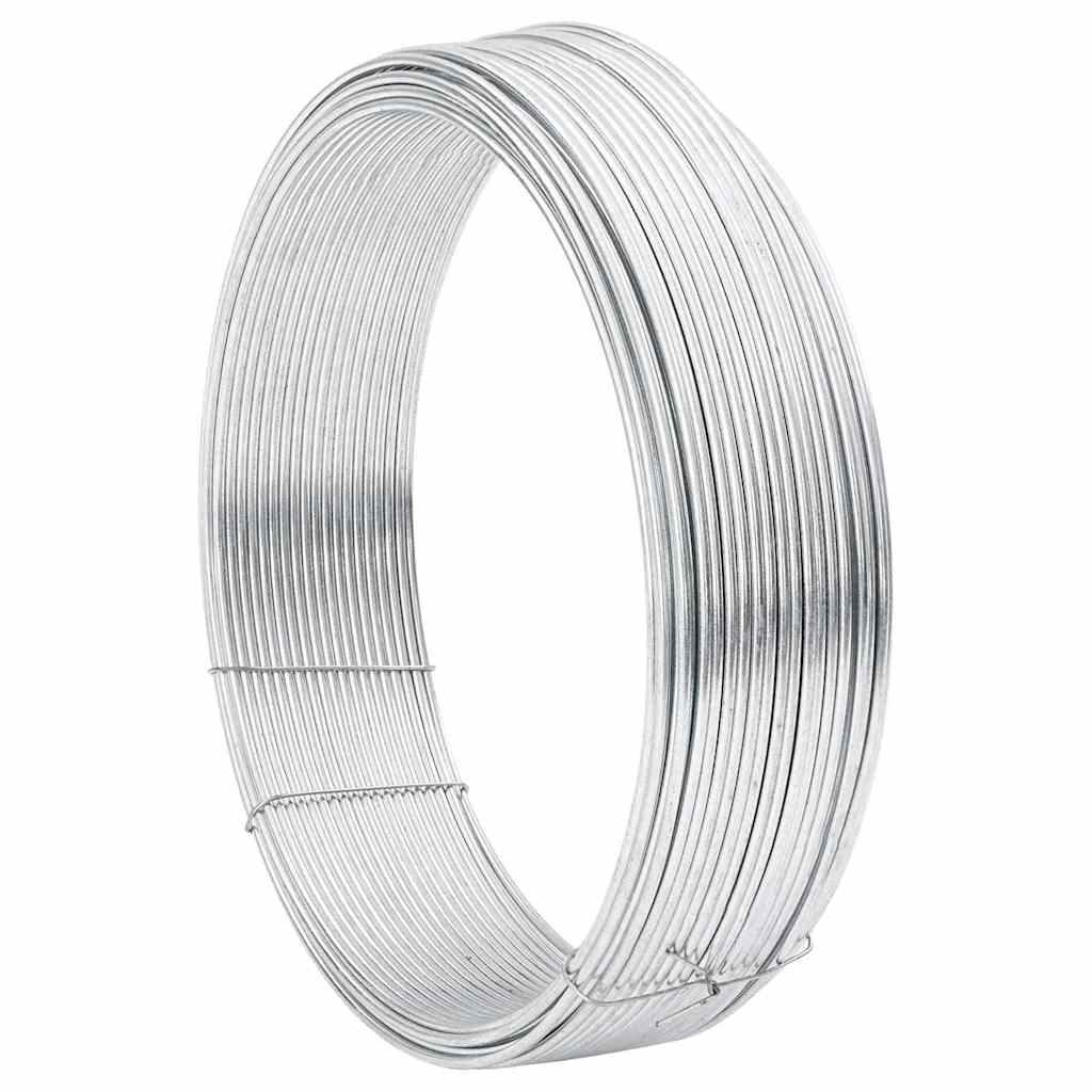 Tremmebindingswire Sølv 80 m Hurtigt dyppet galvaniseret kabel