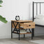 Sengebord 2 pcs artisan eg 40 x 42 x 45 cm Laminat træ og metal