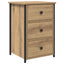 Natskab 2 pcs Brun 40 x 36 x 60 cm Solid genbrugs træ