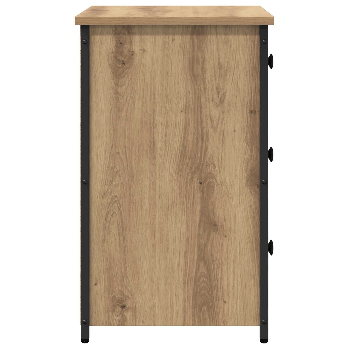 Natskab 2 pcs Brun 40 x 36 x 60 cm Solid genbrugs træ