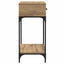 Konsolbord artisan eg 75 x 34,5 x 75 cm Konstrueret træ