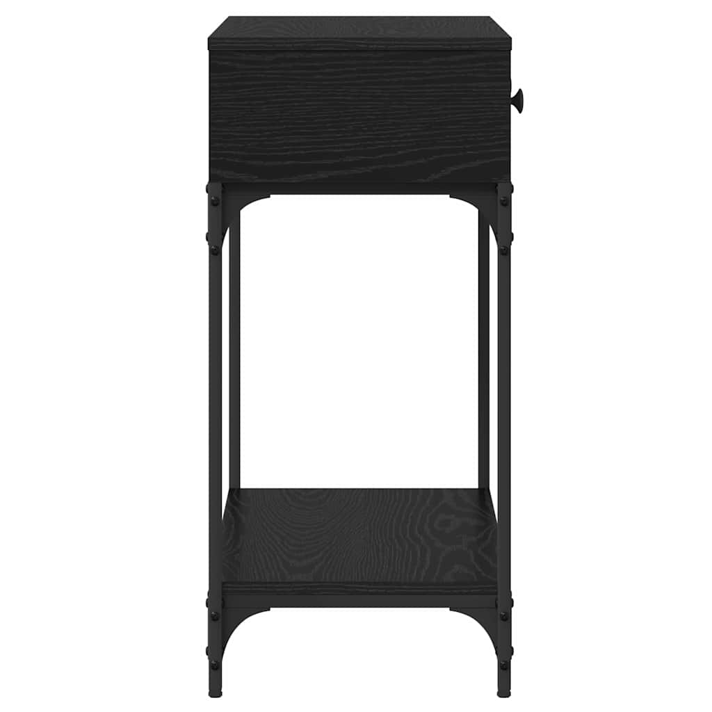 Konsolbord Sort eg 75 x 34,5 x 75 cm Konstrueret træ
