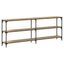 Konsolbord artisan eg 200 x 29 x 75 cm Samlet træ og metal