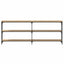 Konsolbord artisan eg 200 x 29 x 75 cm Samlet træ og metal