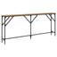Konsolbord artisan eg 180 x 23 x 75 cm Laminat træ og metal