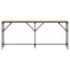 Konsolbord artisan eg 180 x 23 x 75 cm Laminat træ og metal