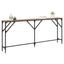 Konsolbord artisan eg 180 x 23 x 75 cm Laminat træ og metal