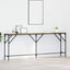 Konsolbord artisan eg 200 x 29 x 75 cm Laminat træ og metal
