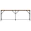 Konsolbord artisan eg 200 x 29 x 75 cm Laminat træ og metal