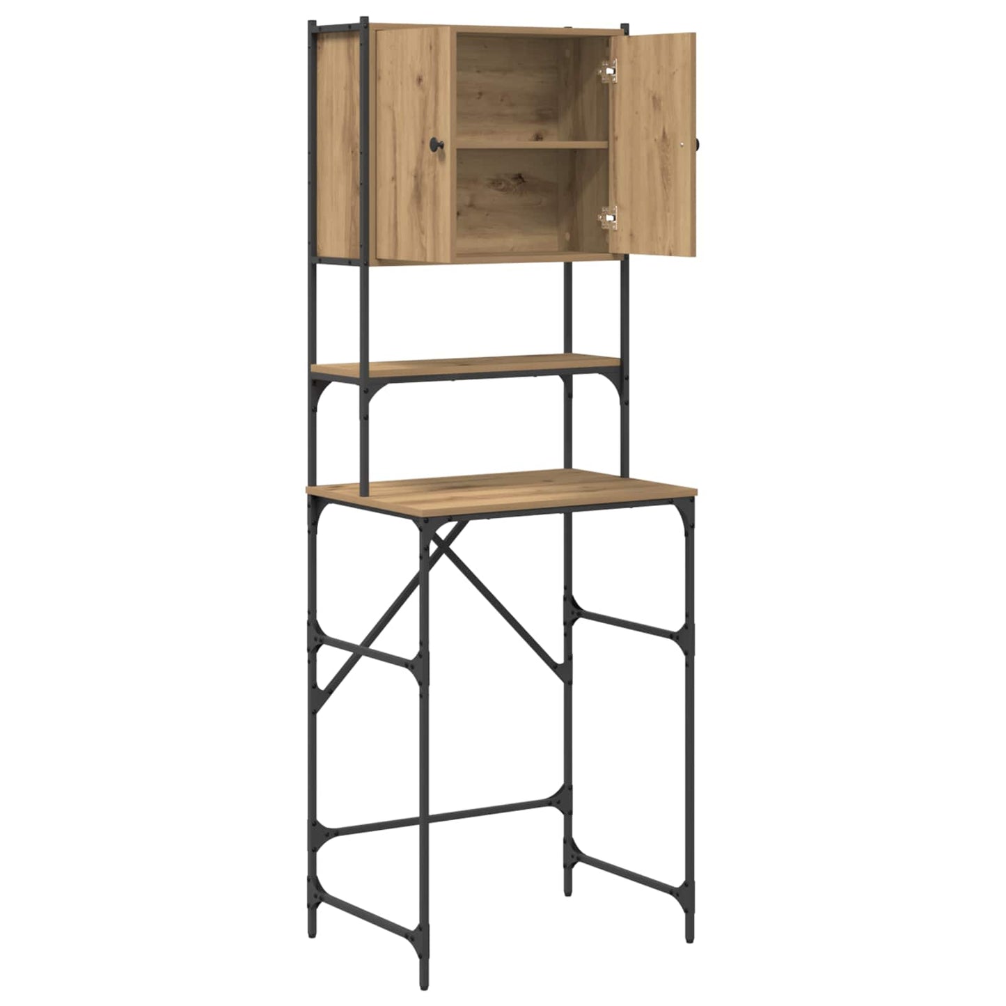 Vaskemaskineskab Artisan Egetræ 68 x 48,5 x 194 cm