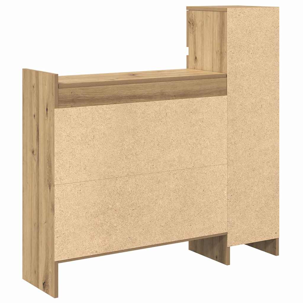 Sko skab Artisan Egetræ 100,5 x 28 x 100 cm Konstrueret træ