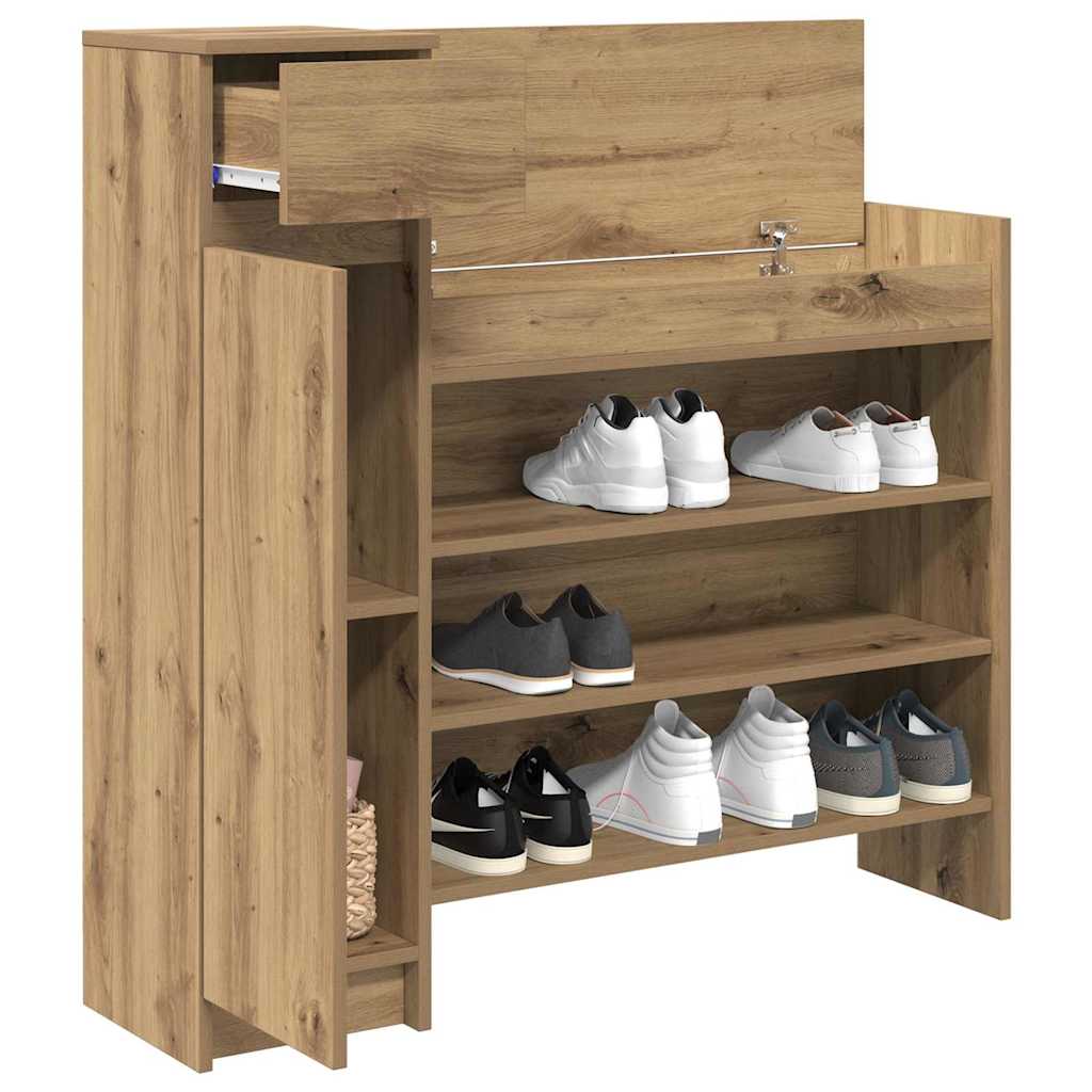 Sko skab Artisan Egetræ 100,5 x 28 x 100 cm Konstrueret træ