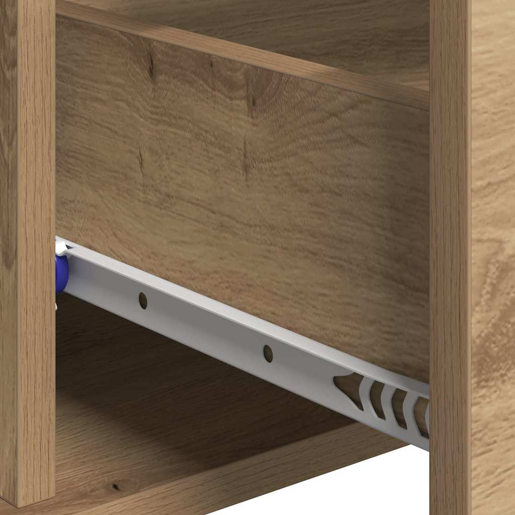 Sideboard Artisan Egetræ 60 x 31 x 70 cm Konstrueret træ