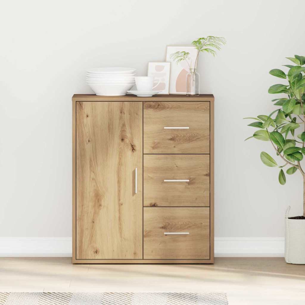 Sideboard Artisan Egetræ 60 x 31 x 70 cm Konstrueret træ