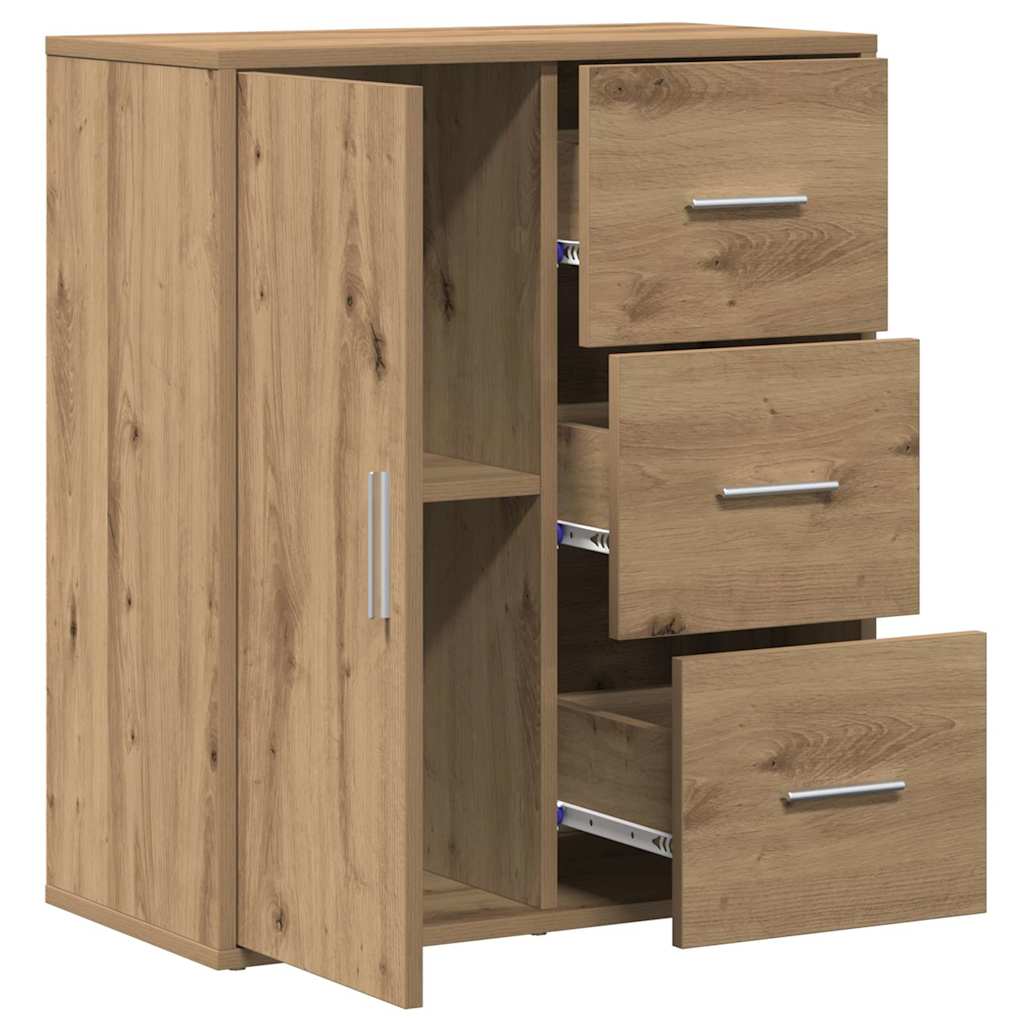 Sideboard Artisan Egetræ 60 x 31 x 70 cm Konstrueret træ